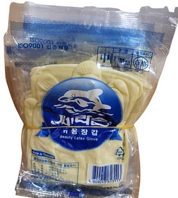 쎄라손 미용장갑(중)1개, 1개