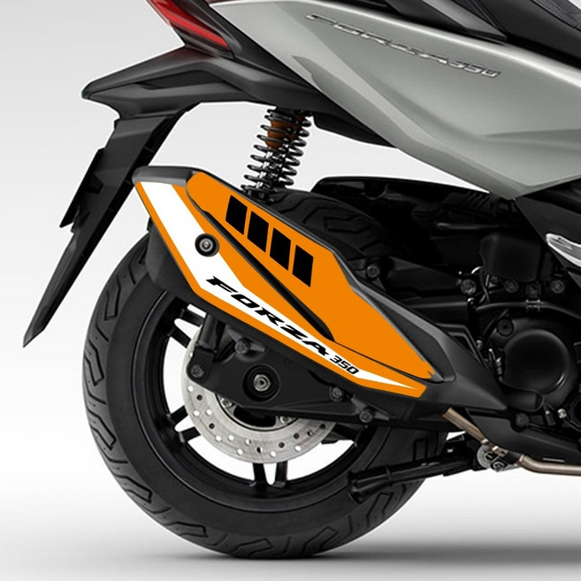 OD 혼다 호환 포르자350 튜닝 배기 머플러 데칼 스티커 드레스업, G(2023), 1개