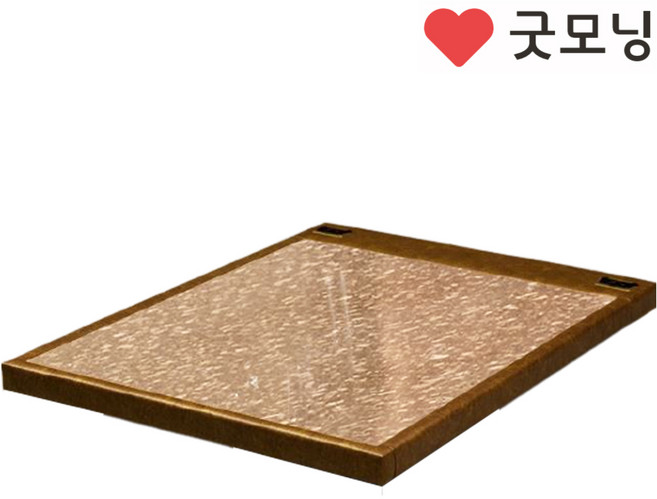 [굿모닝 돌흙침대] 맥반석 2인 퀸침대용 보료