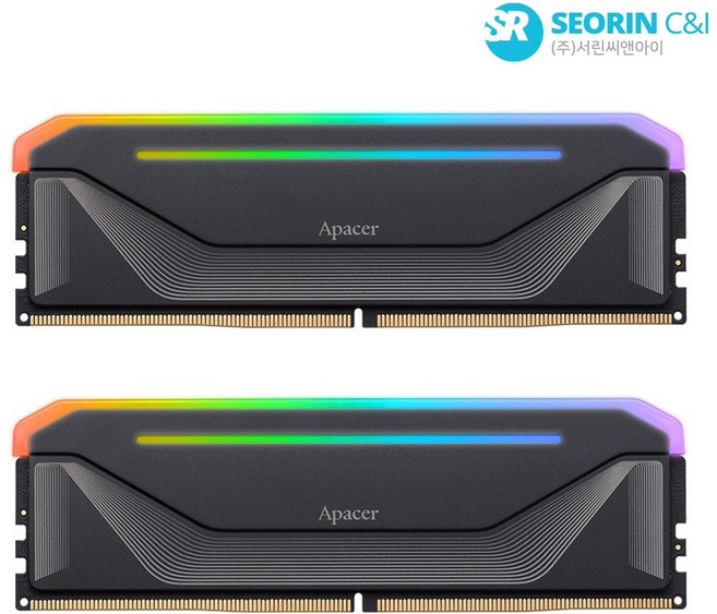 Apacer DDR5-5200 CL40 NOX RGB BLACK 패키지 (32GB(16Gx2))