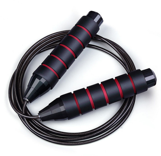 텐투투니 줄넘기 와이어 스피드 성인용 선수용 다이어트 헬스, 160g, 1개