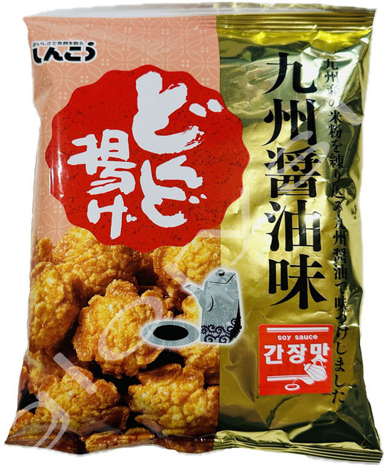 ANYTHING 일본과자 신코 돈도아게 스낵 간장맛, 4개, 60g