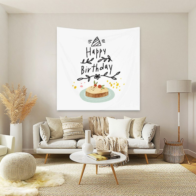 생일 패브릭 포스터 사이즈 주문제작 포토존 생일파티 용품 해피벌스데이, 선택안함-그림만 구매 (패브릭포스터), no1, ★원하는 사이즈 톡톡문의로 견적문의★