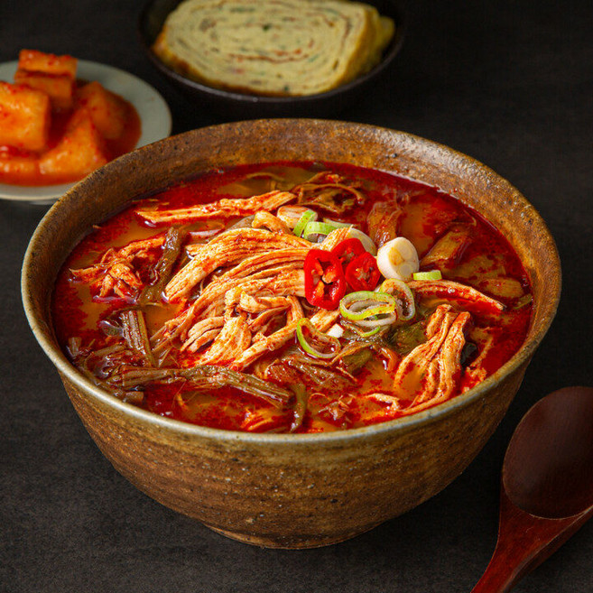 원팩쿠캣 얼큰 닭개장 500g x 6팩, 6개