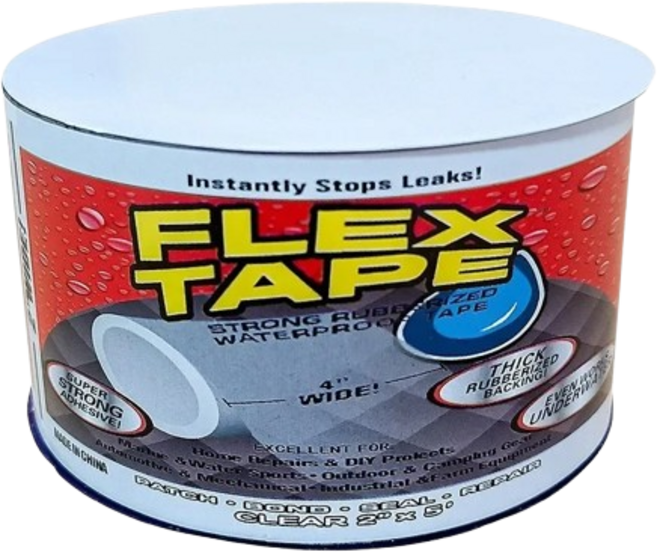 케미칼인벤* 방수밴드 테이프 다목적 하우스 파이프, 투명 5cm, 1개