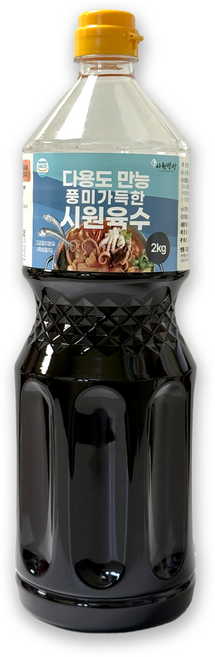 시원 국내산 만능 육수 2kg 국물용 대용량, 5개