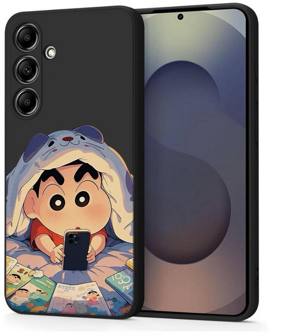 귀여운 고양이 이불 잠옷 짱구 갤럭시S26&S26PLUS&S26ULTRA 폰케이스