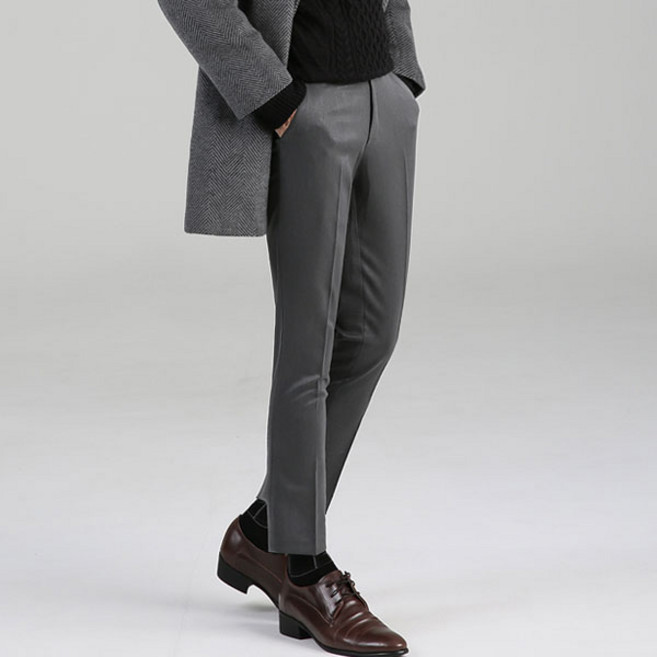 업클라스 9부길이 윈터 기모 슬랙스 c02