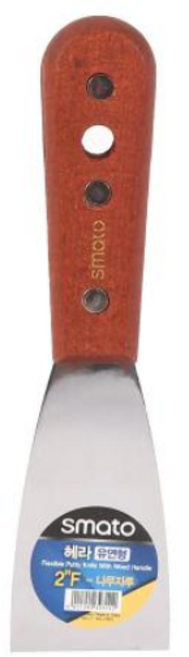 나무자루헤라(유연형) 껌제거 페인트제거 벽지 광고전단지 요리 뒤집게 스텐 욕실청소, 1개