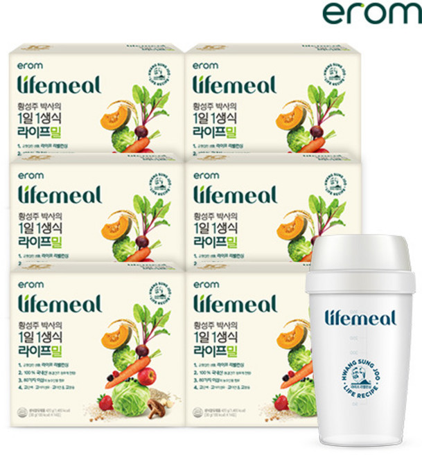 [이롬] [6박스]황성주 박사의 라이프밀 (30g x14포 x 6박스), 30g, 6개