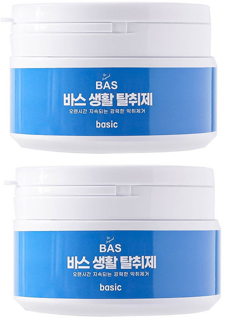 BAS 생활 탈취제 basic 본품, 300g, 2개