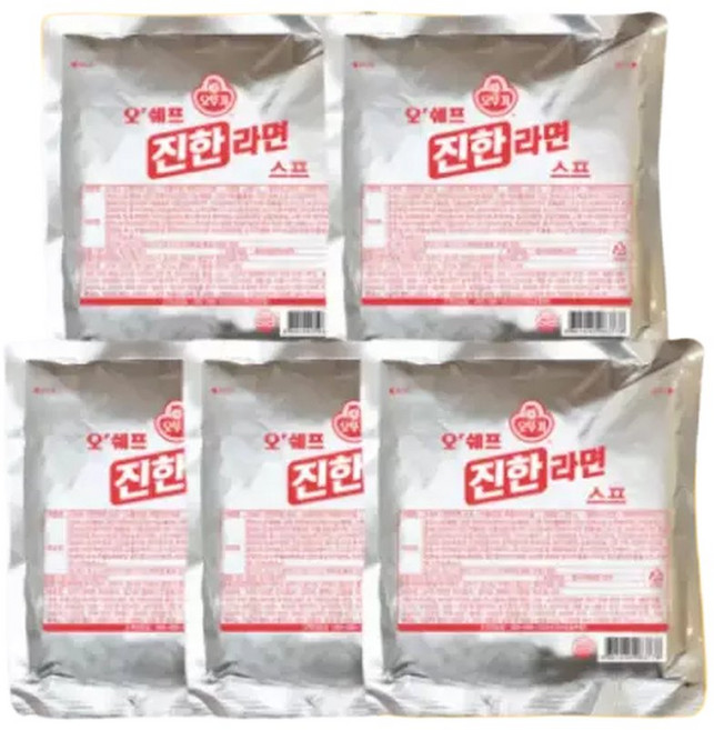 오뚜기 오쉐프 진한 라면스프 285g 5개 분말스프