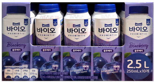 매일 바이오 드링킹 블루베리, 10개, 250ml