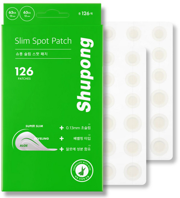 슈퐁 슬림 여드름패치, 1개, 126개입
