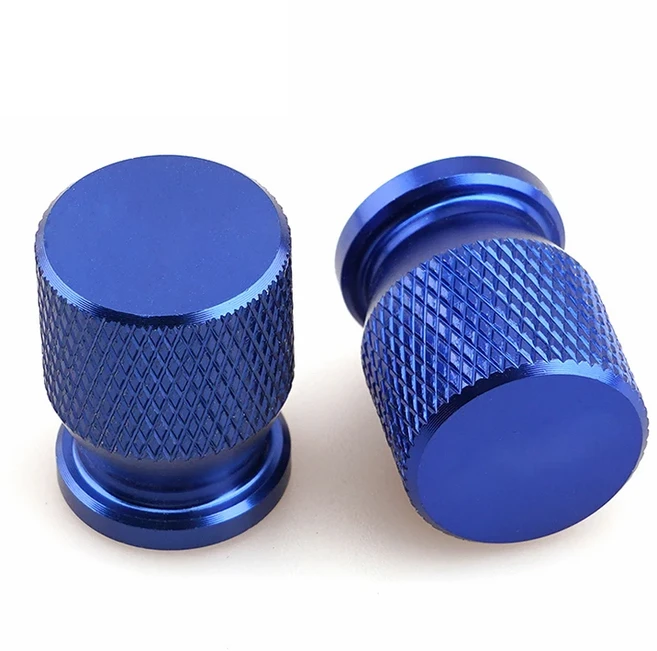 혼다 PCX125 오토바이 타이어 밸브 에어 포트 스템 캡 커버 플러그 CNC 알루미늄 로고, 06 Blue NO LOGO