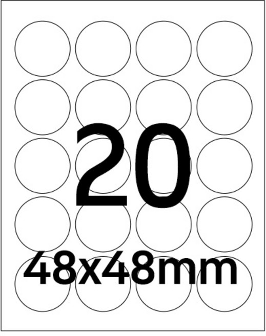 아이라벨 흰색모조 잉크젯전용 라벨지 30매