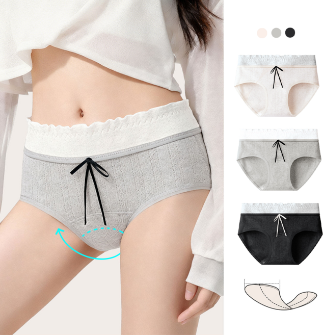 호밍사이 A등급 아기용 면 여성 팬티 길어진 밑위 사계절 착용 적합