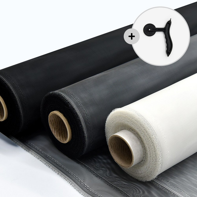 에코아일 미세먼지 방충망 창문 셀프 교체 초미세촘촘망 100cm x 10cm, 1개