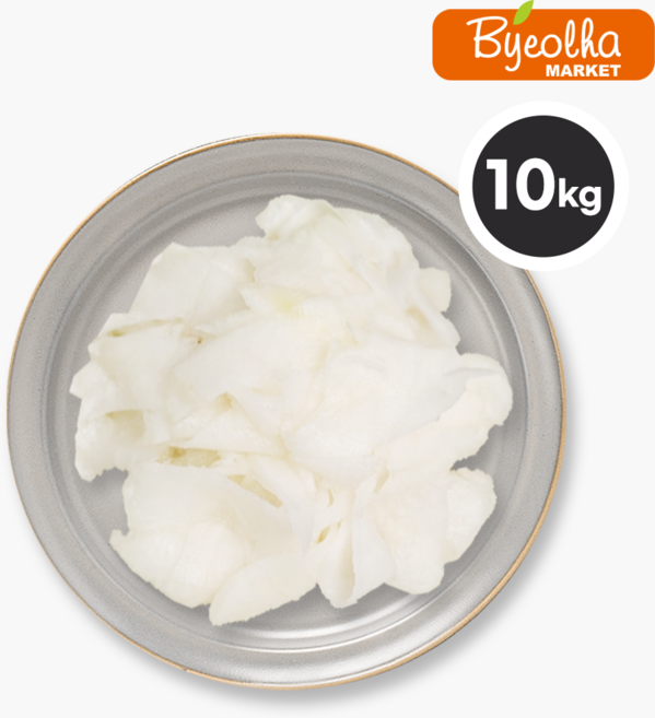 신채 냉면무 절임 10kg 무절임 냉면김치 고명, 1개