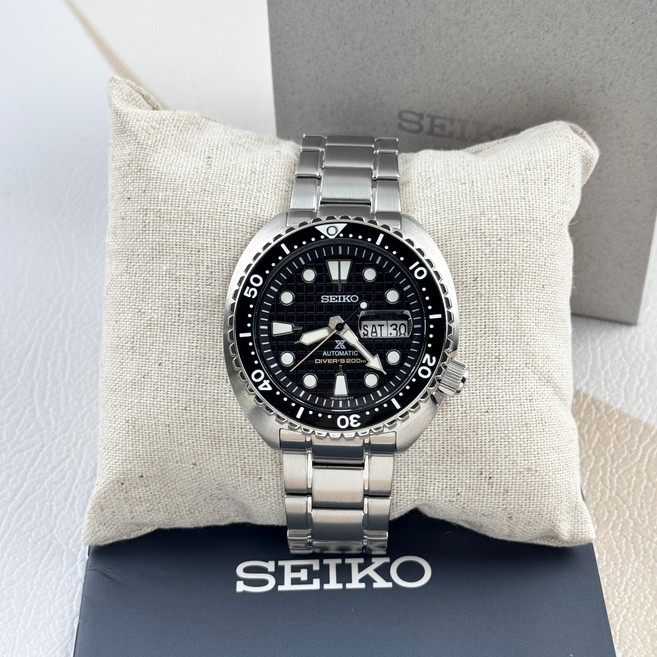 5위 - [Seiko] 세이코 프로섹스 시 SRPE03 킹 터틀 오토매틱 블랙 다이얼 남성 다이버 시계