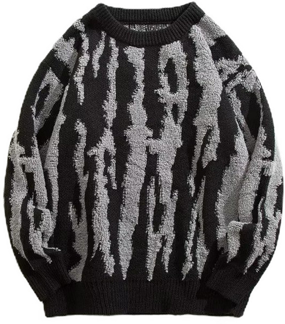 스타일닥터 빅 사이즈 남자 스웨터 캐주얼 스트라이프 상의