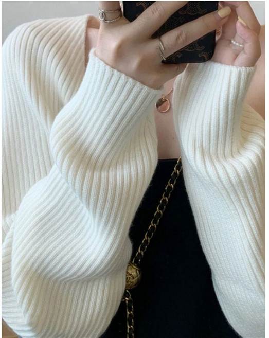 더블공주 간절기 숏 가디건 니트 볼레로