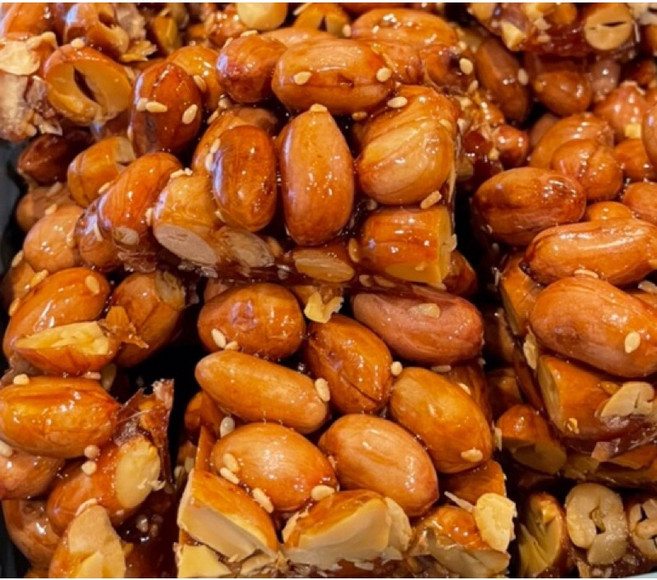 雲林手工 新年伴手禮 脆口, 1個, 花生糖300公克禮盒裝