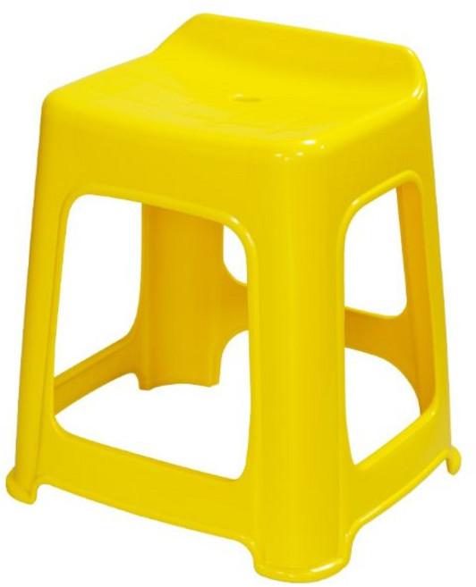 국산 엘리스 노랑 사각 등받이 의자 간이·보조용 포차용, 1개, 상세페이지 참조