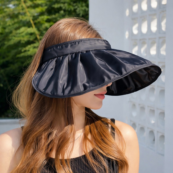 돌돌이 자외선차단 썬캡 골프 테니스 UV차단 햇빛가리개 모자 썬바이저