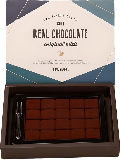 꼬모쎔쁘레 소프트 리얼 초콜릿 오리지널, 90g, 1개