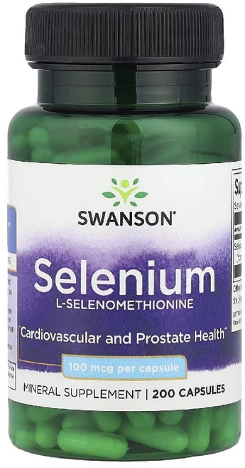 스완슨 셀레늄 100mcg L셀레노메티오닌 셀레니움 Selenium 캡슐 200정, 1개 - 쿠팡