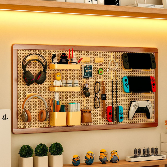 다용도 파티션 타공판 수납 선반 페그보드 타공판진열대, XL(1000x400mm), 1개