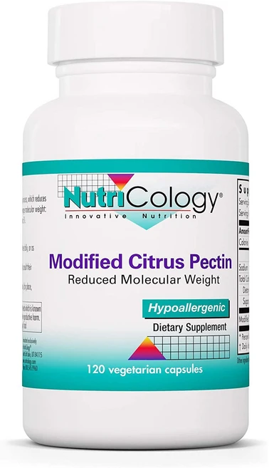 Nutricology 뉴트리콜로지 수정된 시트러스 펙틴 MCP Modified Citrus Pectin 120베지캡슐, 1세트, 120정 - 쿠팡