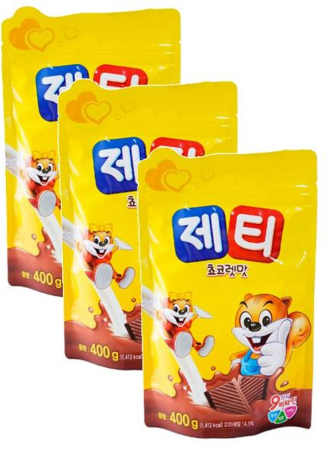 제티 초코 코코아 400g 3개 따뜻한음료 탕비실, 1세트, 430g