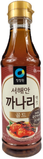 청정원 서해안 까나리액젓, 500g, 1개