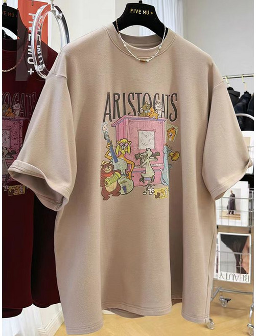 넬리 디트 애니멀 반팔티 NB4LT024