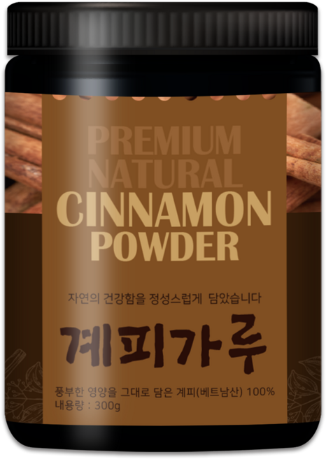 산들약초 계피가루 (시나몬파우더 베트남산), 1개, 300g