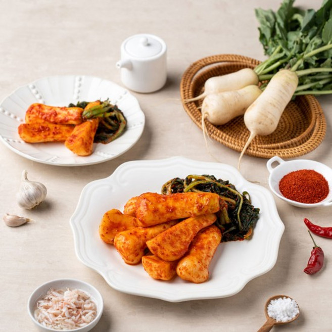 총각김치 2kg 전라도 보성녹차 알타리무김치, 없음, 1개