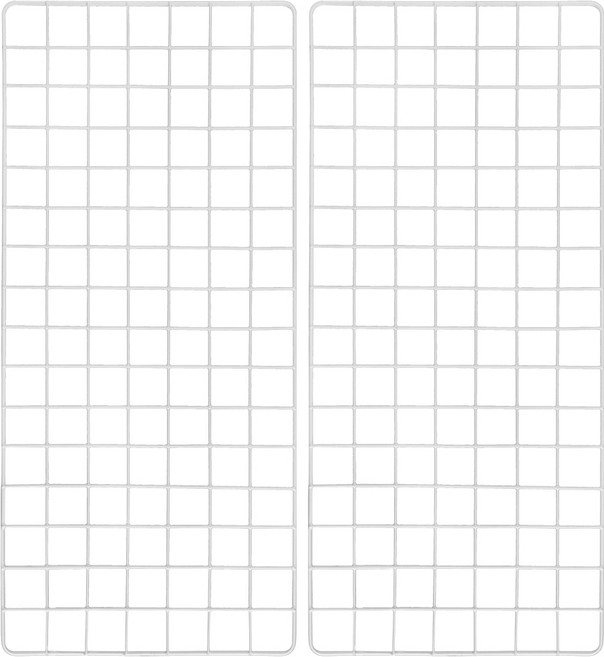 와이어 네트망 직사각 주방용품 다용도걸이 주방벽면 철망, 58.5 x 26.5cm, 2개