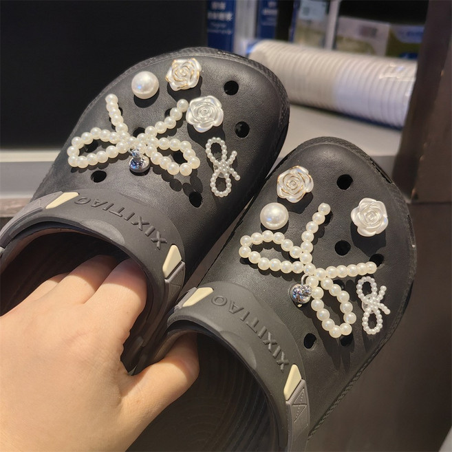 제이영스 러블리 신발 꾸미기 리본 파츠 세트 10P