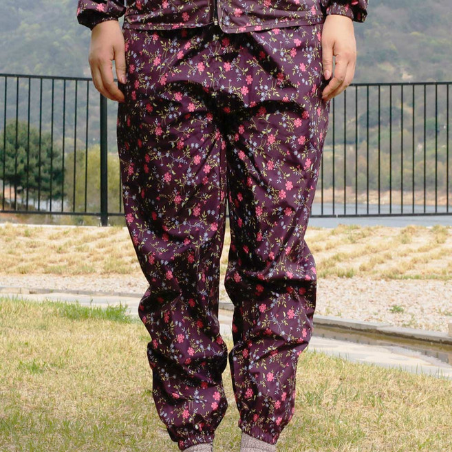 마마로 사계절 방수 고무 바지 빅사이즈 작업복 수산 하우스 농사 일복