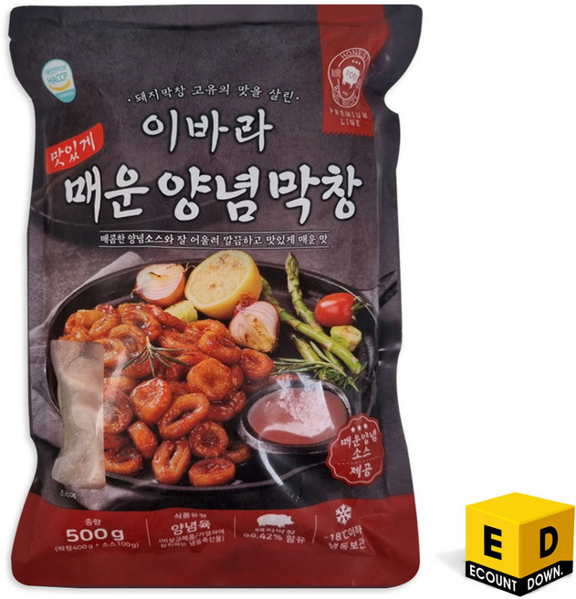 대구 달구벌 이바라 진 매운 양념 막창 500g (소스포함), 1개