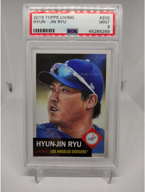 2019 Topps Living Set Hyun-Jin 류현진 PSA9등급 MLB 카드