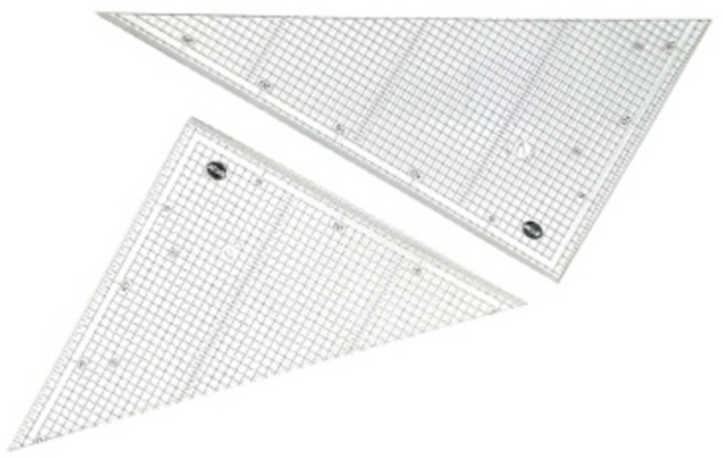 아톰 방안 삼각자 30cm SB300 제도삼각자 각도삼각자