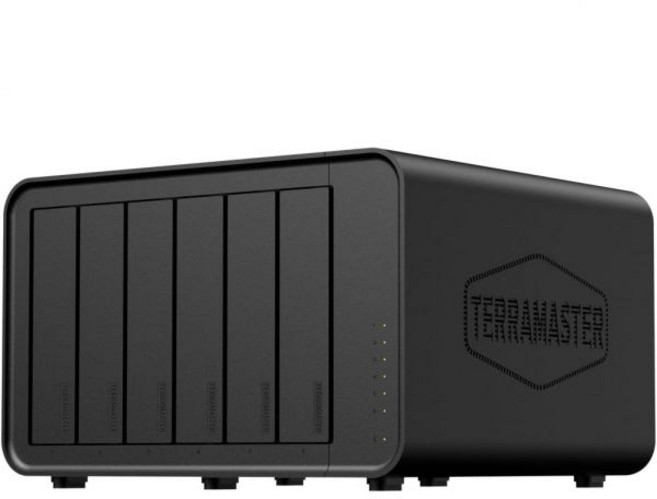 테라마스터 F6-424 최대 NAS 스토리지 - 6Bay 코어 i5 1235U 10코어 12스레드 8GB DDR5 RAM 듀얼 10GbE 포트 비즈니스용 네트워크 연결 피, 4-Core CPU/ 8GB RAM/ 6Bay/ F6-, 1개