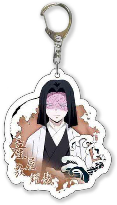 귀멸의 칼날 캐릭터 아크릴 키링 열쇠고리 키체인 물결ver. 귀칼/귀살대 가방고리&장식, G-003764. 우부야시키 카가야
