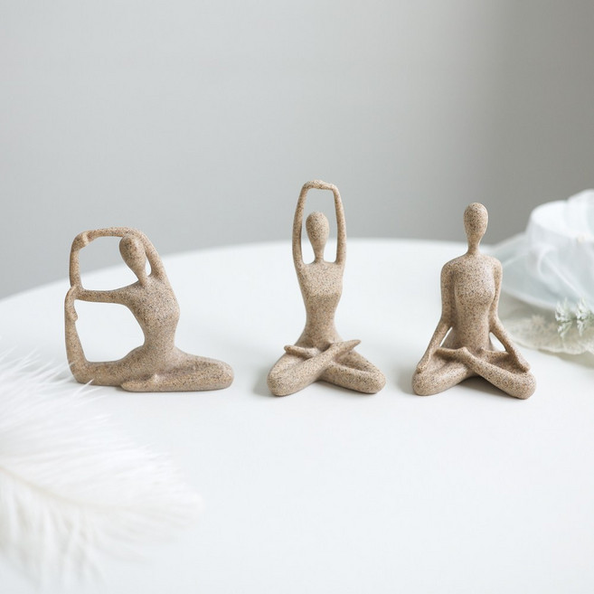 케이트가든 미니 요가 조각상 3종 세트, 3종세트