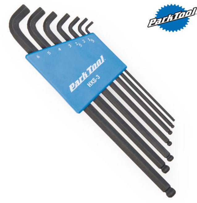 Park Tool HXS-3 스터비 육각렌치 세트 1.5mm-6mm, 1개