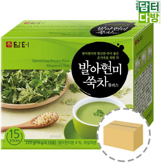 담터 발아현미 쑥차 15스틱 1BOX (20개입), 0.962672294835992, 1