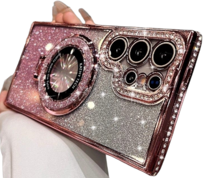 럭스폰 맥세이프 그라데이션 글리터 필름 증정 아이폰 갤럭시 케이스